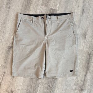 Billabong Men's Tan Flat Front Shorts